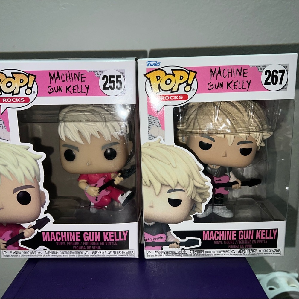 Funko Pop! Rocks Machine Gun Kelly Figures - Pink and Black